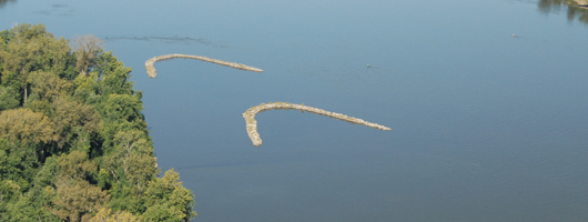 Figure - Corps of Engineers shows off river projects on Mississippi